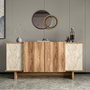 Hanah Home Diana - Travertino, Walnut